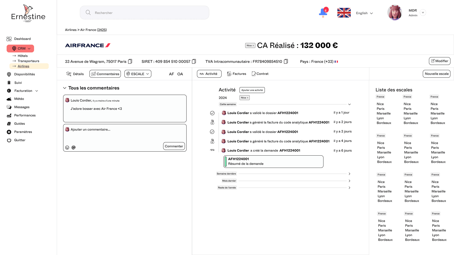 ernestine web app 19