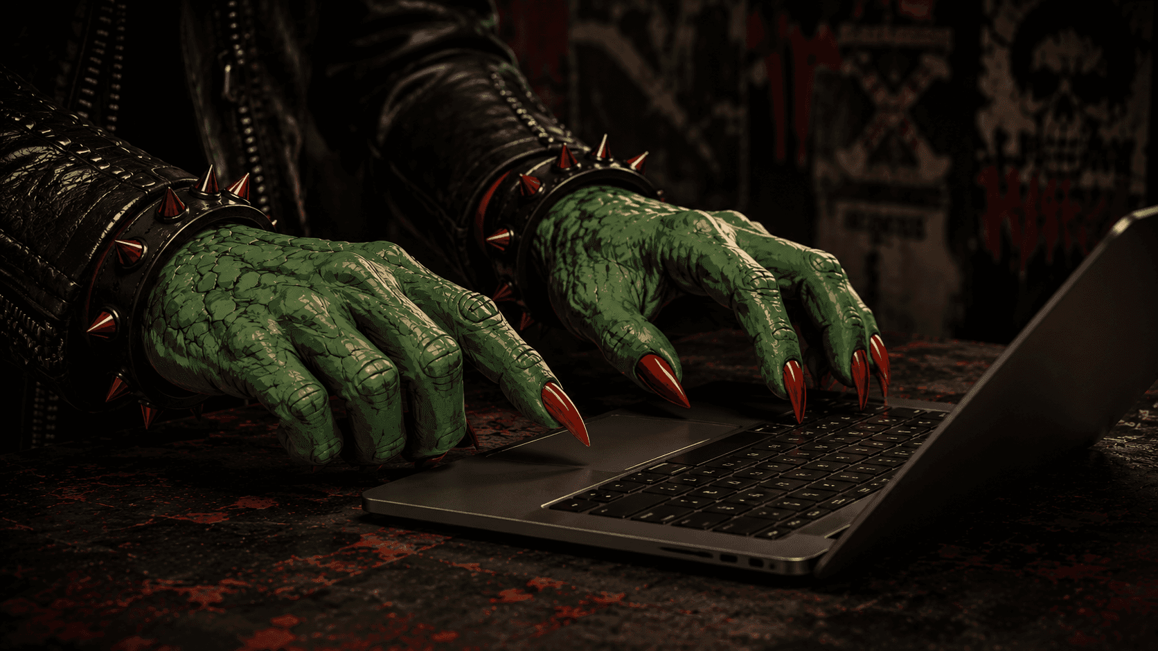 Personaje con laptop