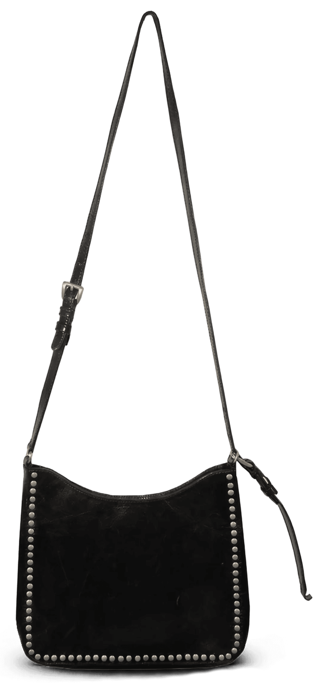 Black Studded Shoulder Bag