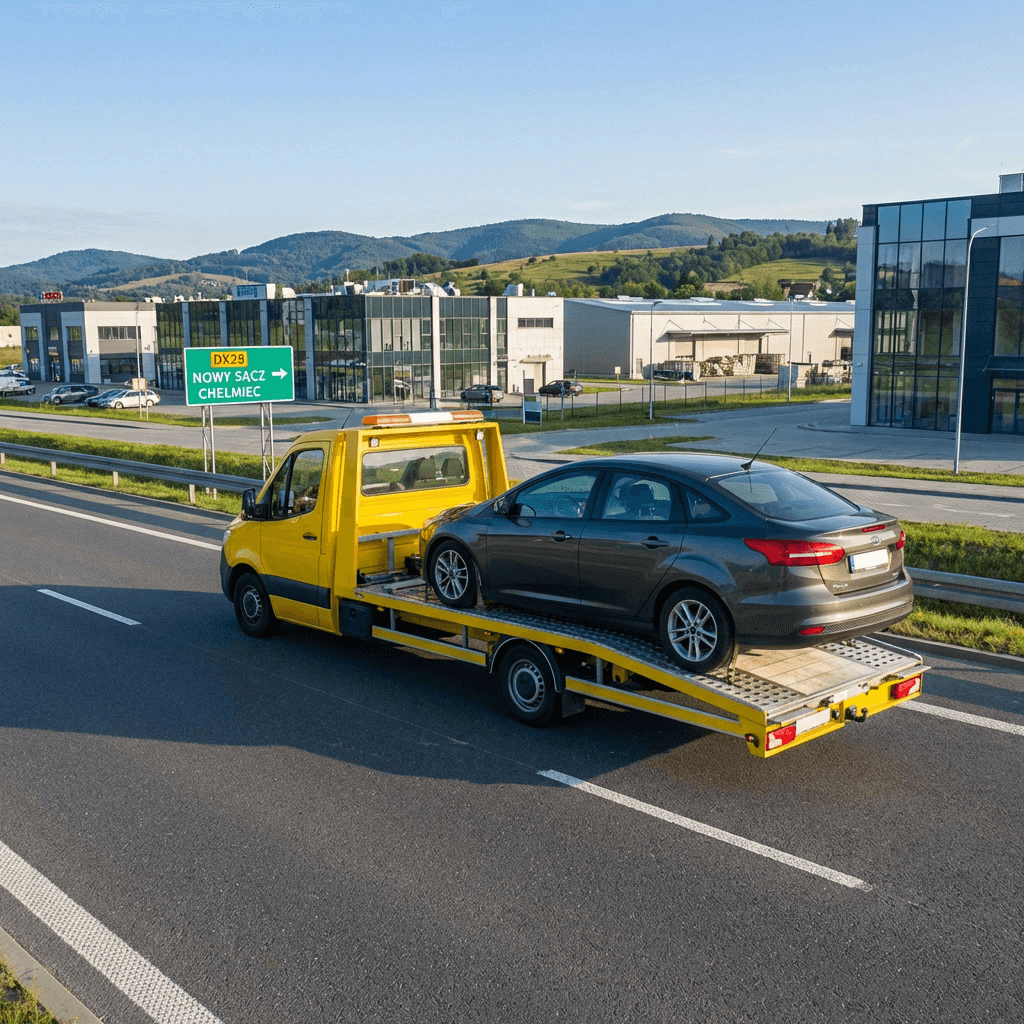 pomoc drogowa Mago Car w Chełmcu koło Nowego Sącza