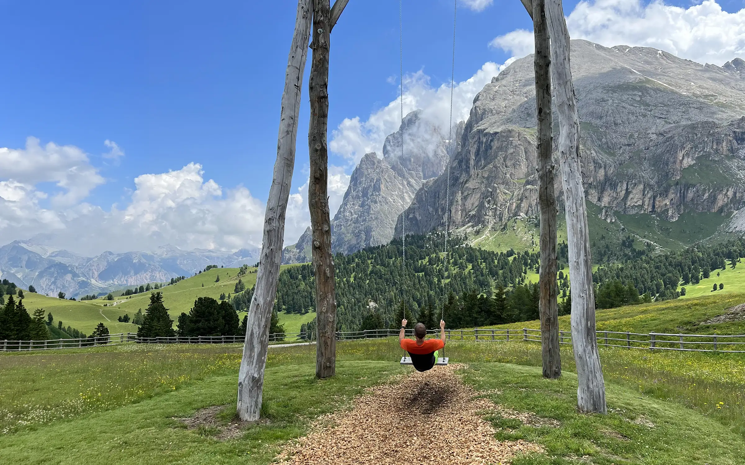 Huske med utsikt - Dolomittene | Expa Travel