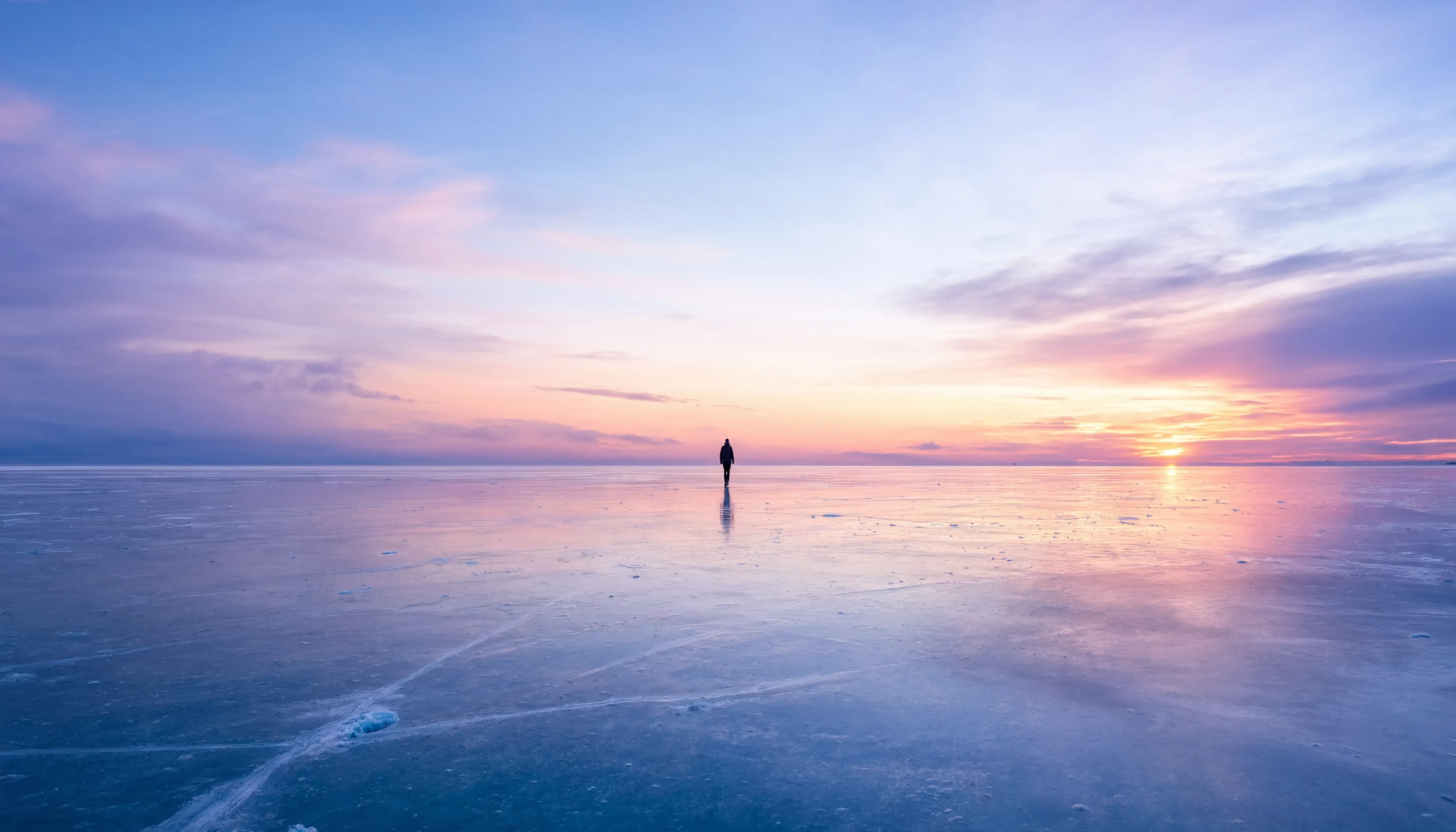 frozen lake