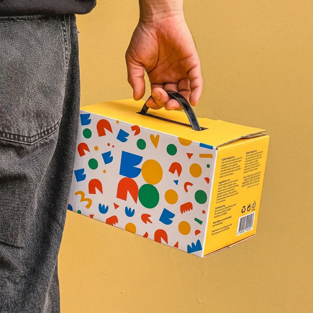 Modern box art & branding design by a branding expert.