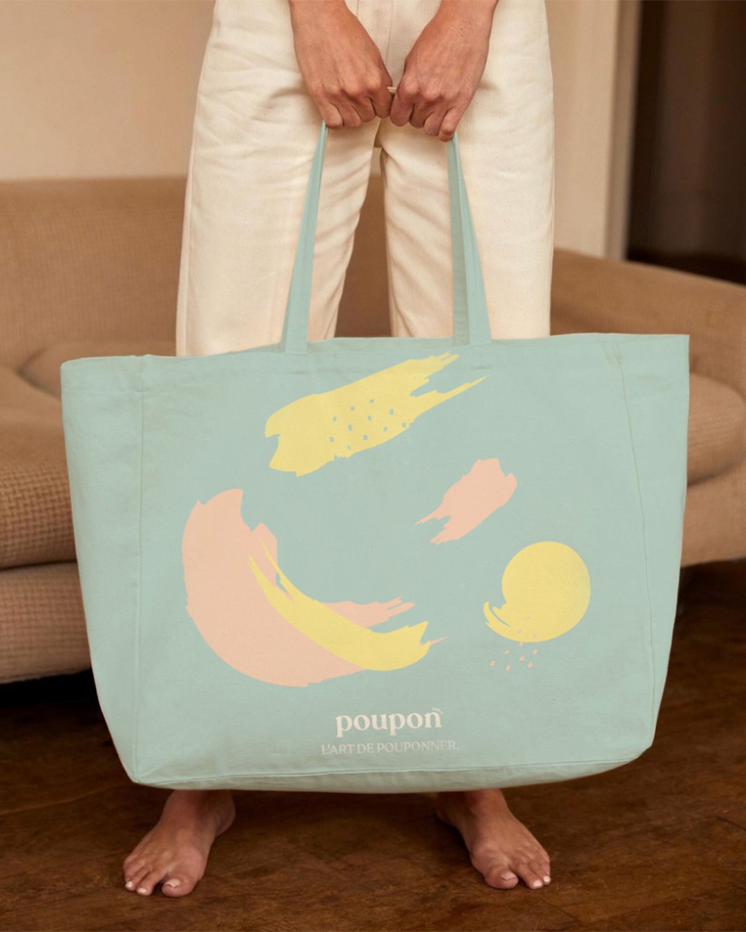 Streetside billboard with flyposters of the Batch.Works brand and illustrations