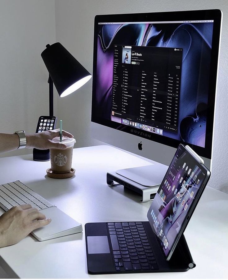 Portrait of portfolio creator – back view