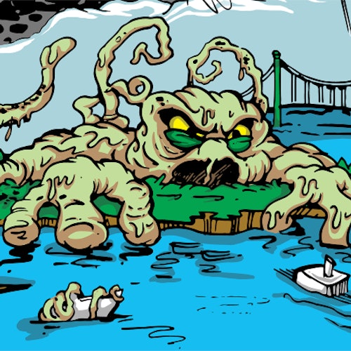 The Muck Monster - a super villain