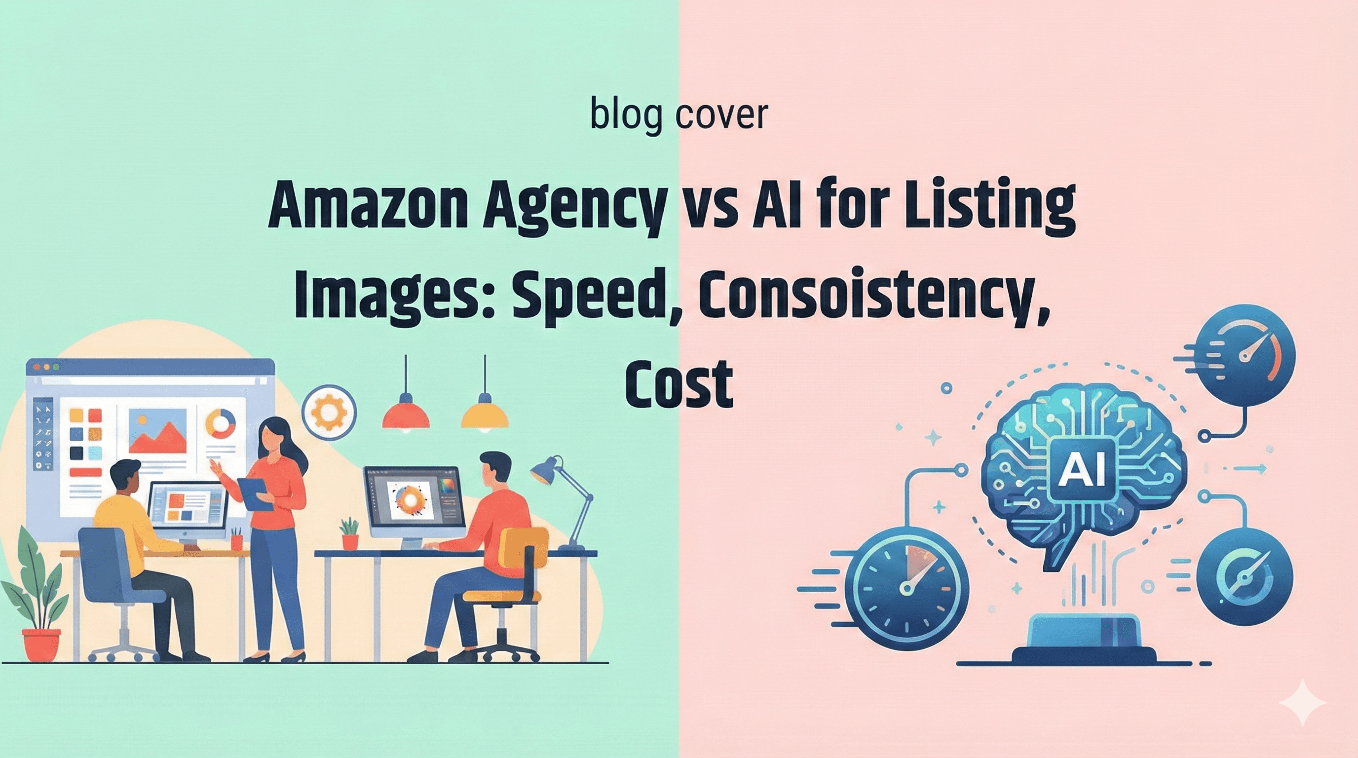 Amazon Agency vs AI for Listing Images: Speed, Consistency, Cost