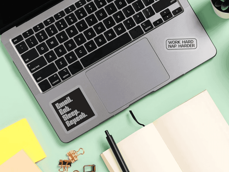 Transparent stickers