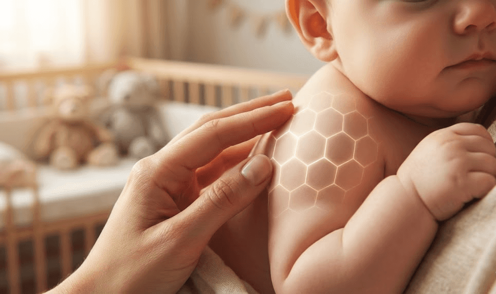 a couple of people standing next to a motorcycle