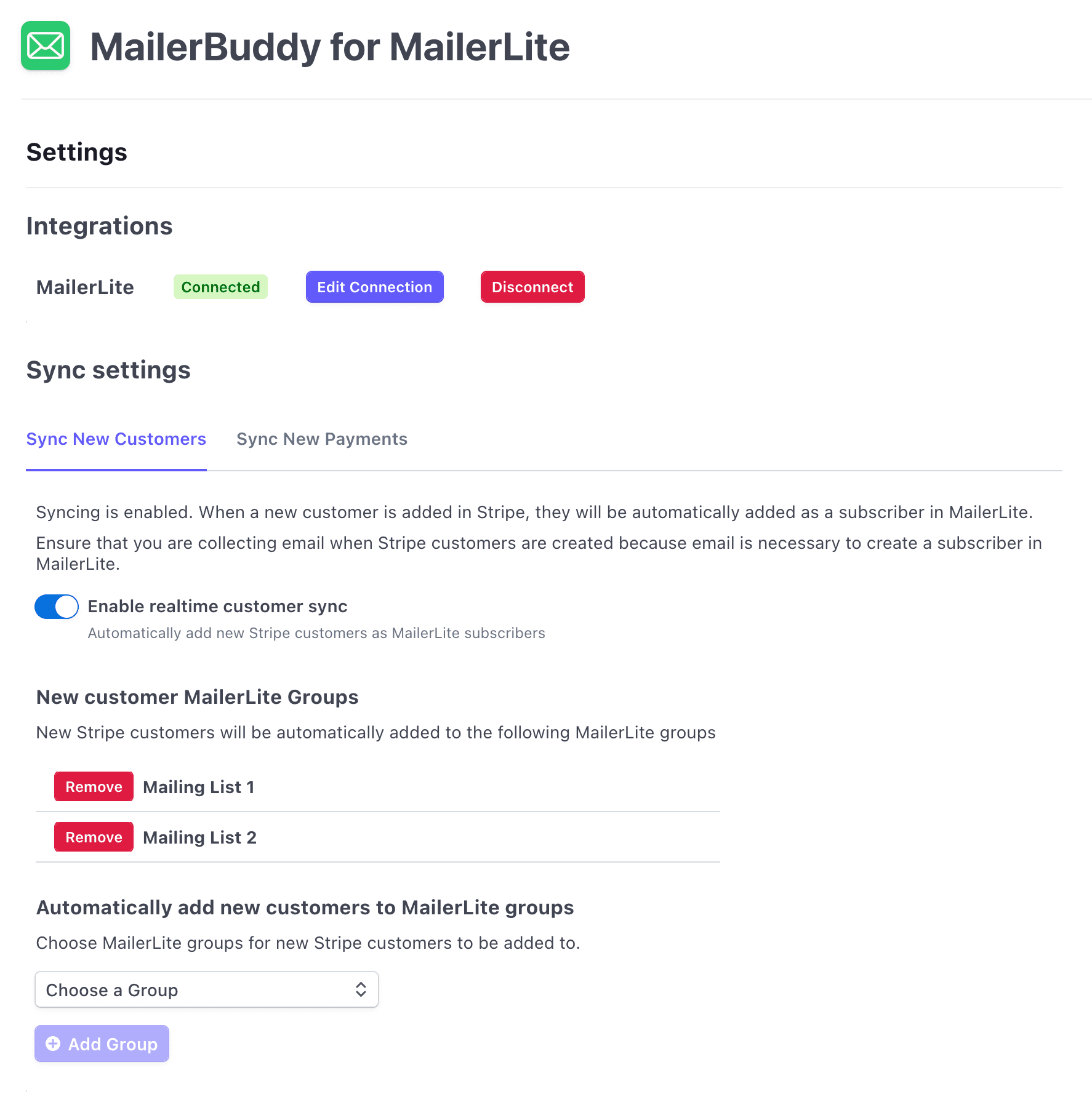How to Integrate Stripe with MailerLite MailerBuddy