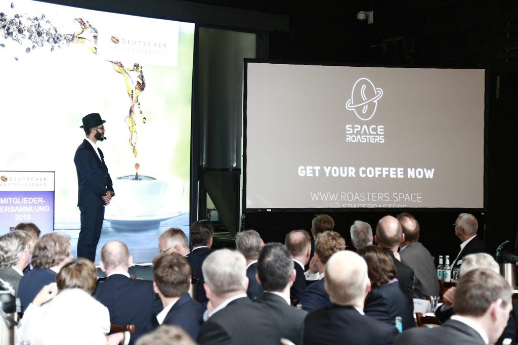 At the German Coffee Association annual meeting 2018