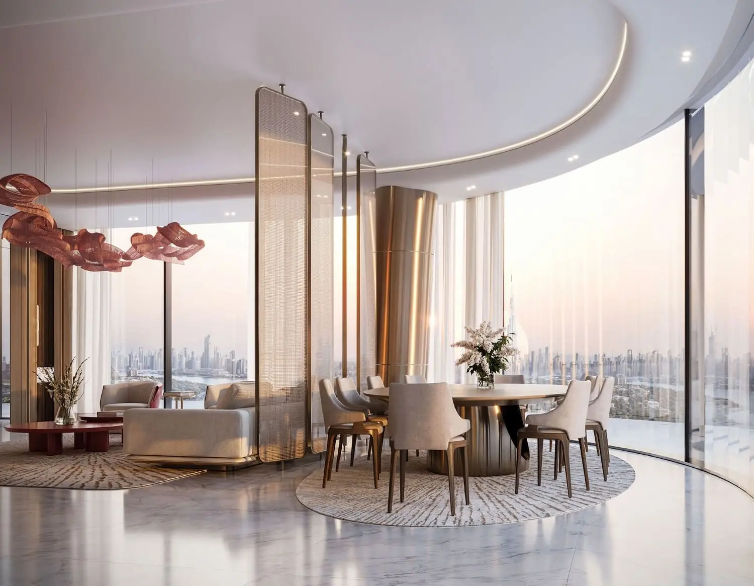 Binghatti Skyblade interiors
