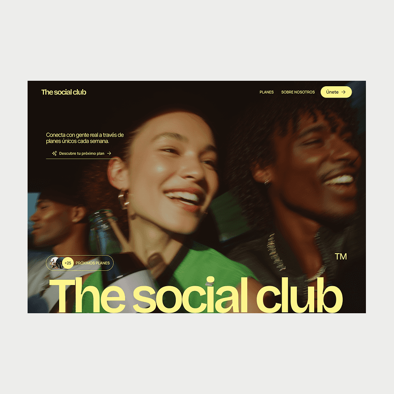 Diseñadora web en Almería: diseño UX/UI para web de socialización con estética fresca y juvenil