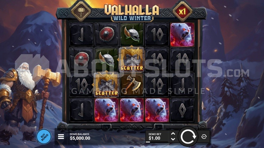 Valhalla: Wild Winter - capture en jeu (Bullshark Games)
