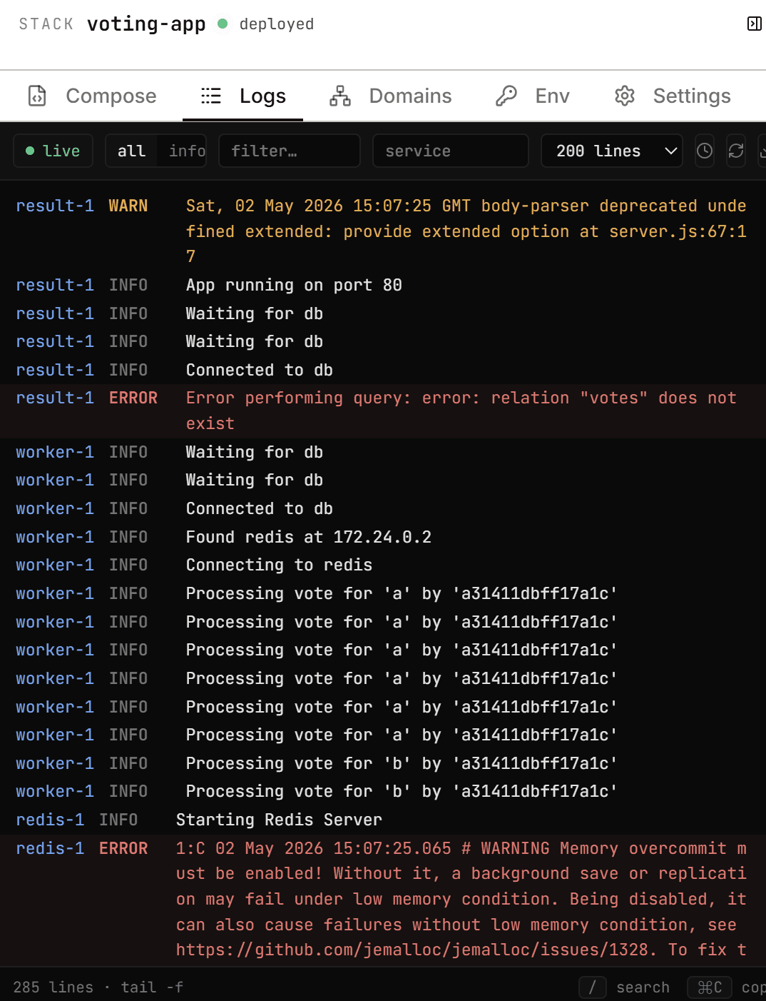 An image of Freelio's budget ui