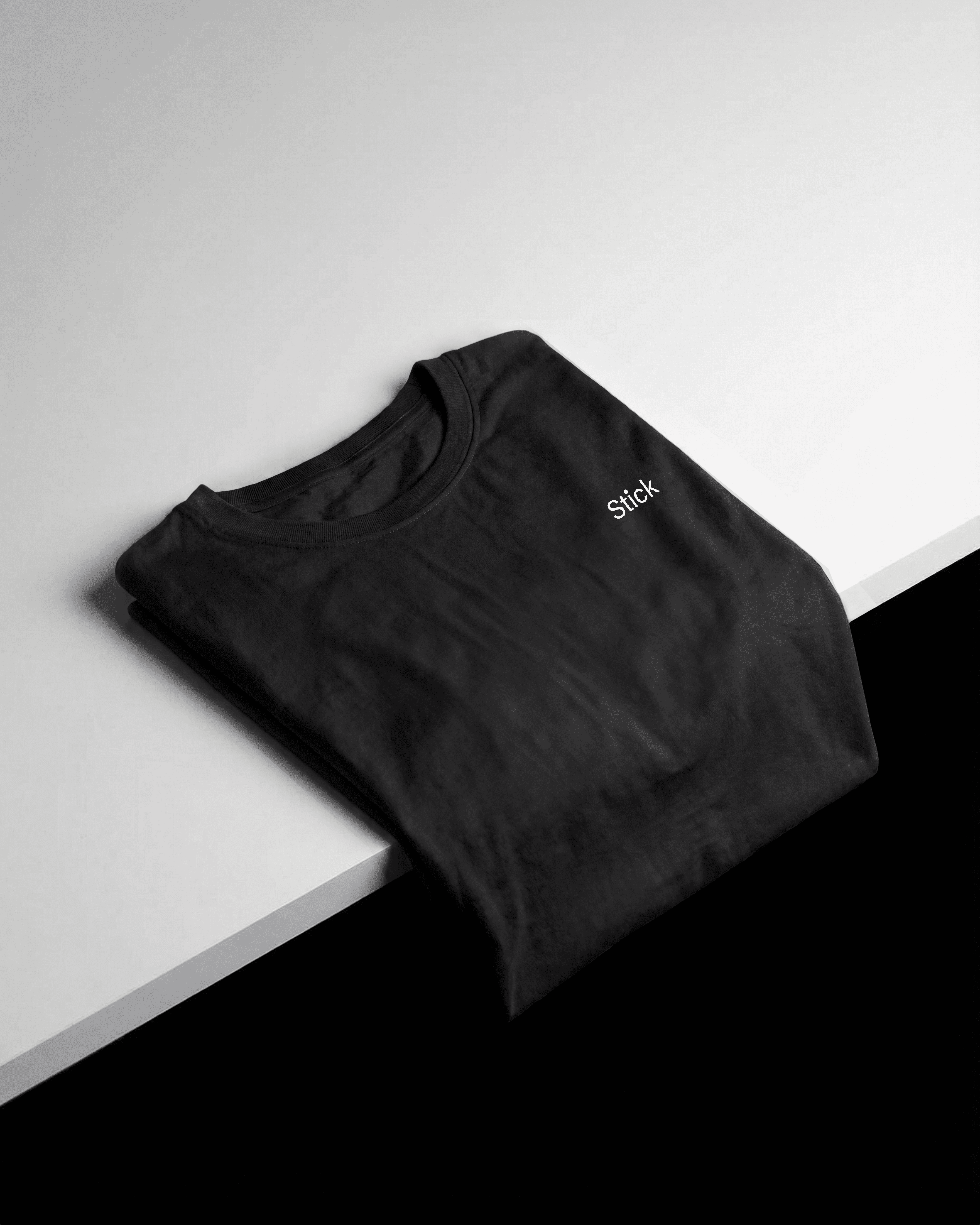 close up image of black pants