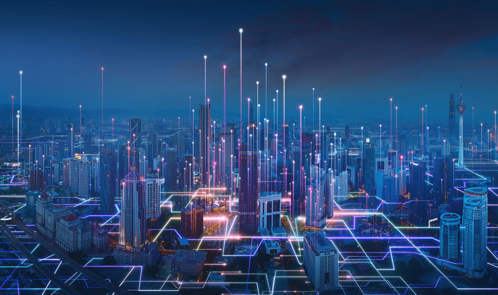 big data connection technology concept