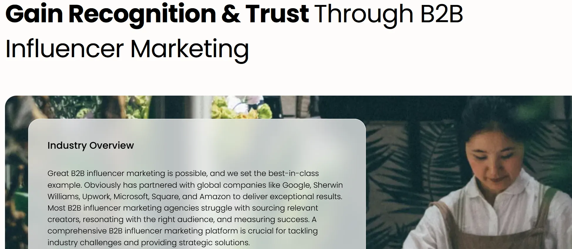Top B2B Influencer Marketing Agency - Obviously