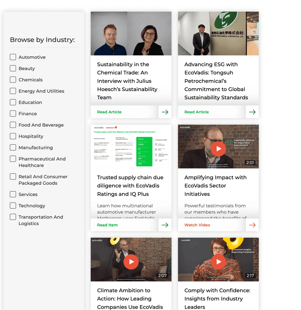 Marketing Spotlight: EcoVadis
