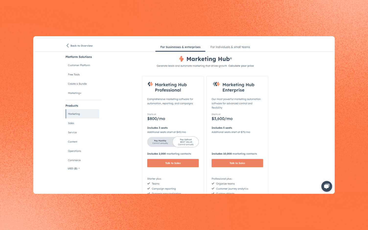 hubspot pricing