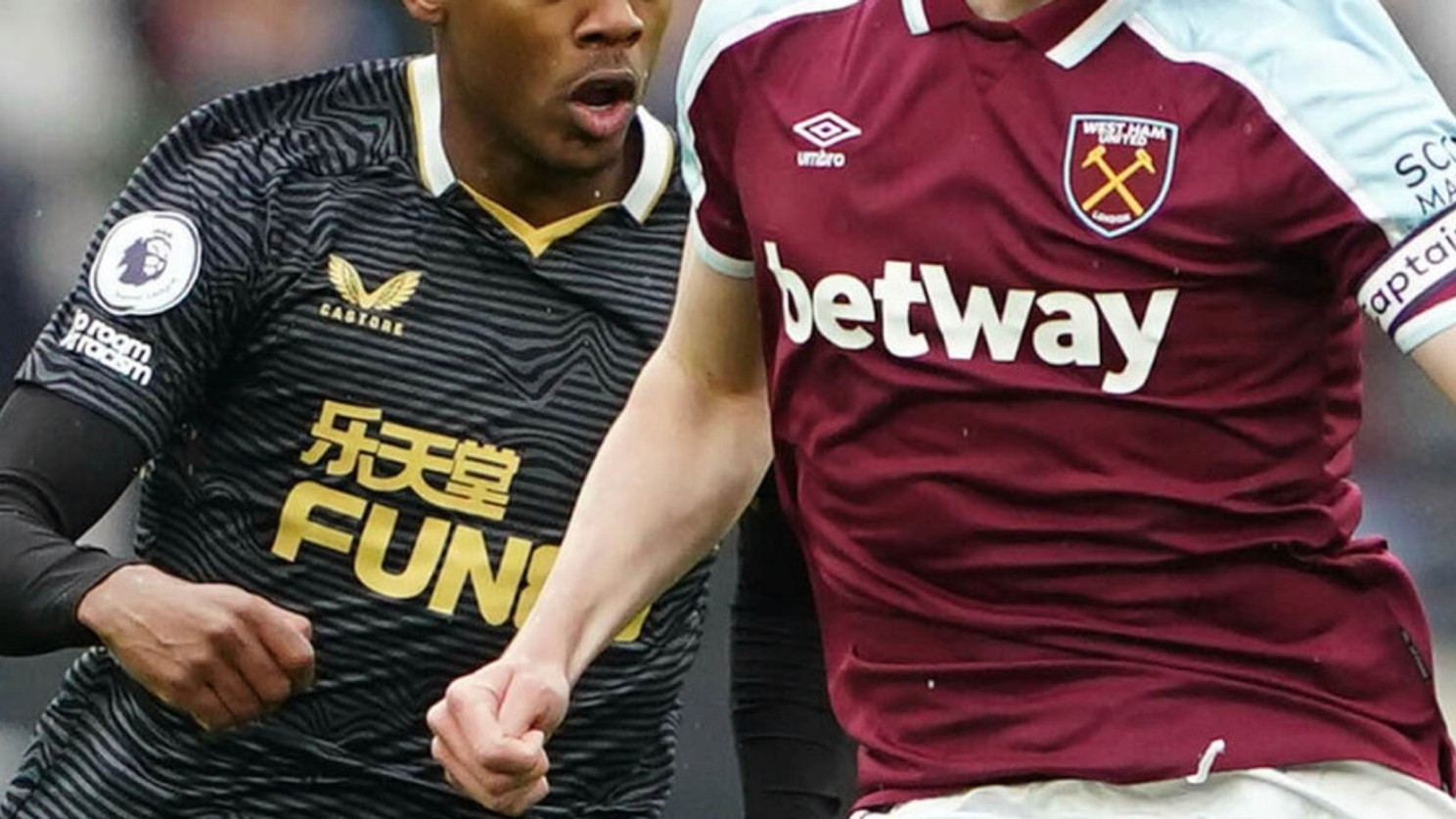 Football club front of shirt sponsors