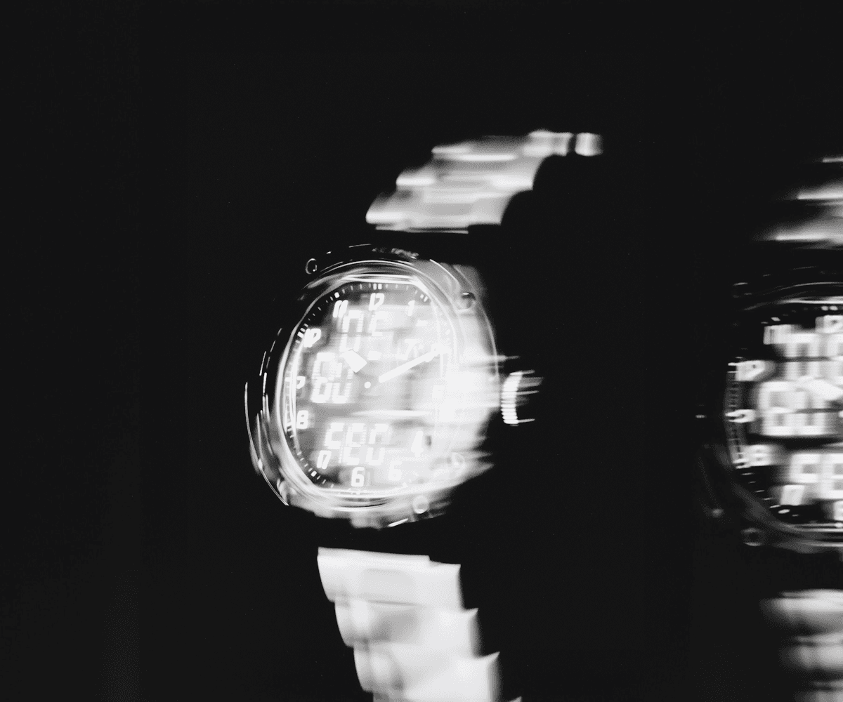 Abstract Wristwatch Blur