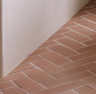 Terracotta tile sample