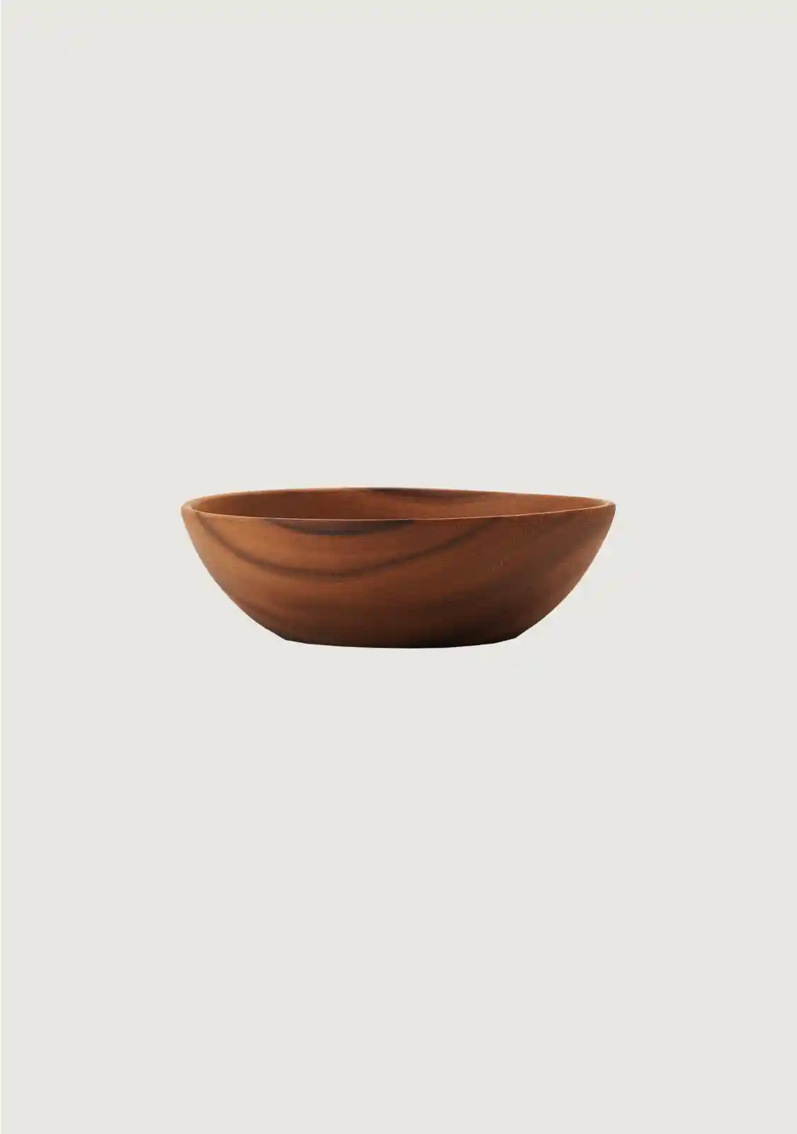 An image of an oakwood fruit bowl