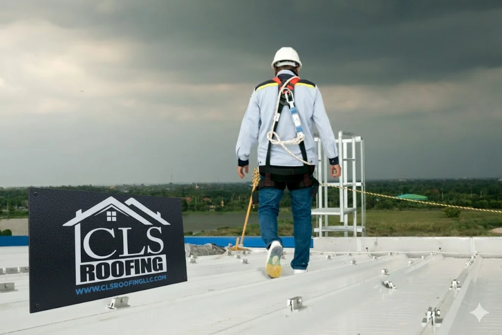Professional roof inspection and repair process by CLS Roofing in South Florida