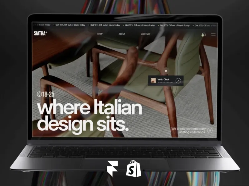 SIATRA framer shopify template