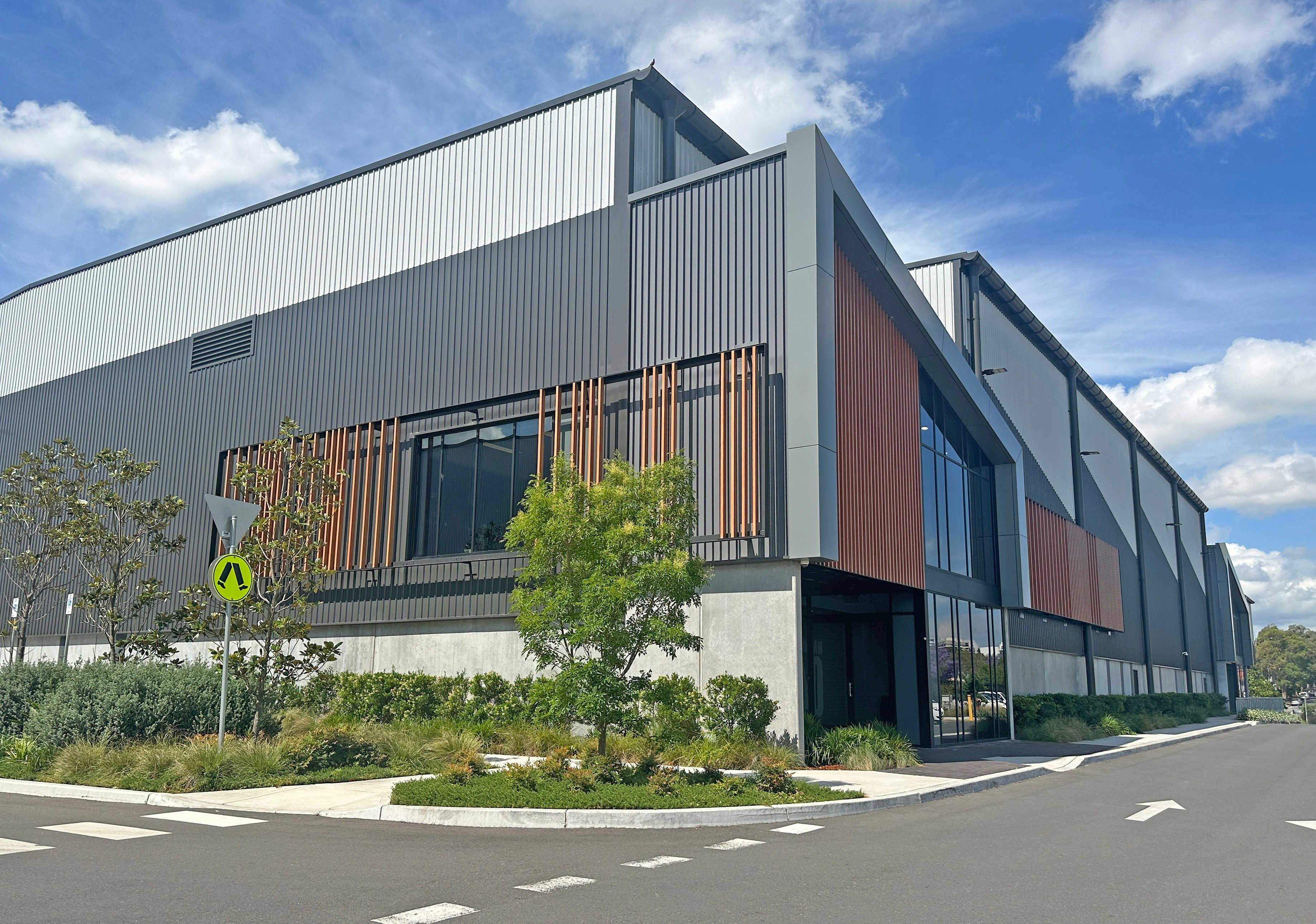 Modern Australian commercial warehouse complex used as security for private lending