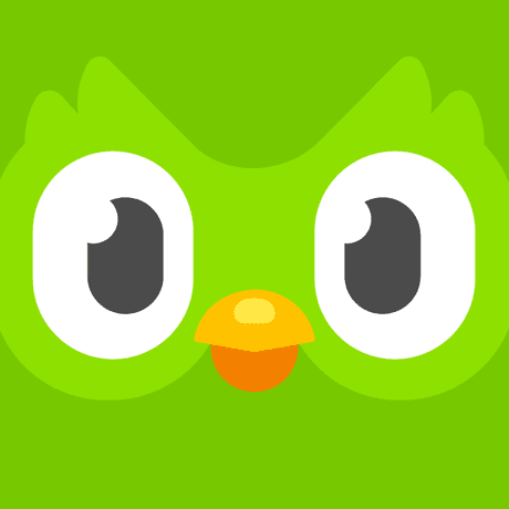 This is the logo of Duolingo.