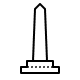 ícono de bolardos de tubería
