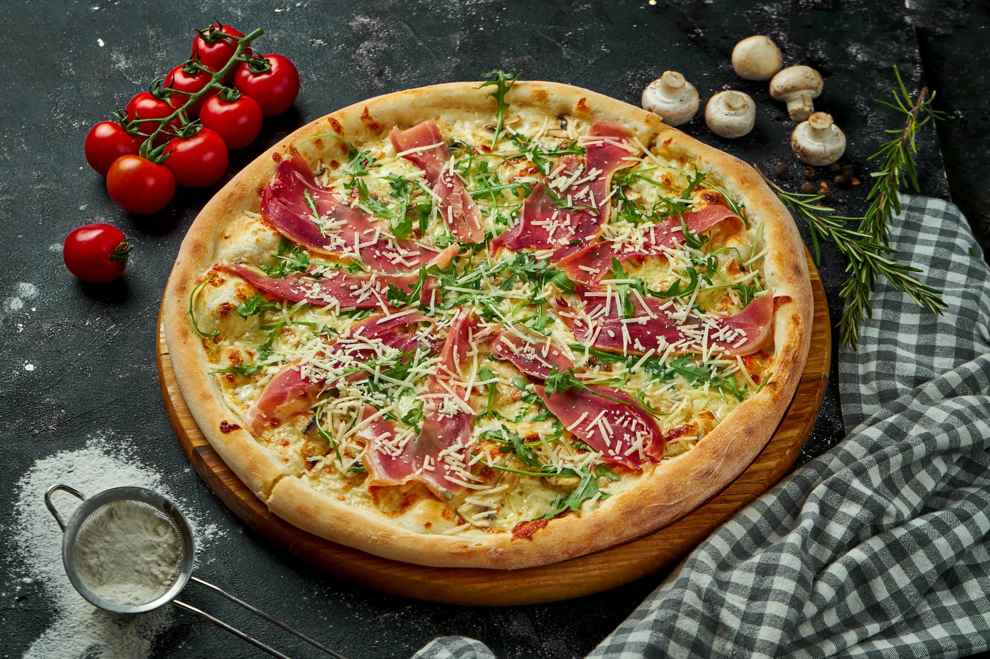 Cucina Di Giovanni pizza and ingredients