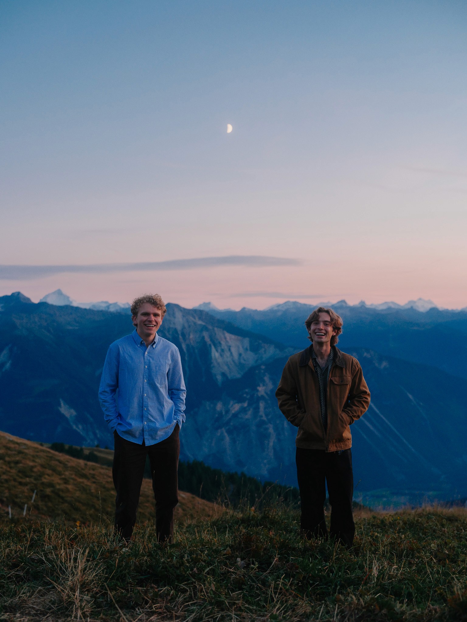 @_we_love_you (2.4M) on the hills of Leukerbad, Switzerland during the concluding night of the Swiss Creator Village
