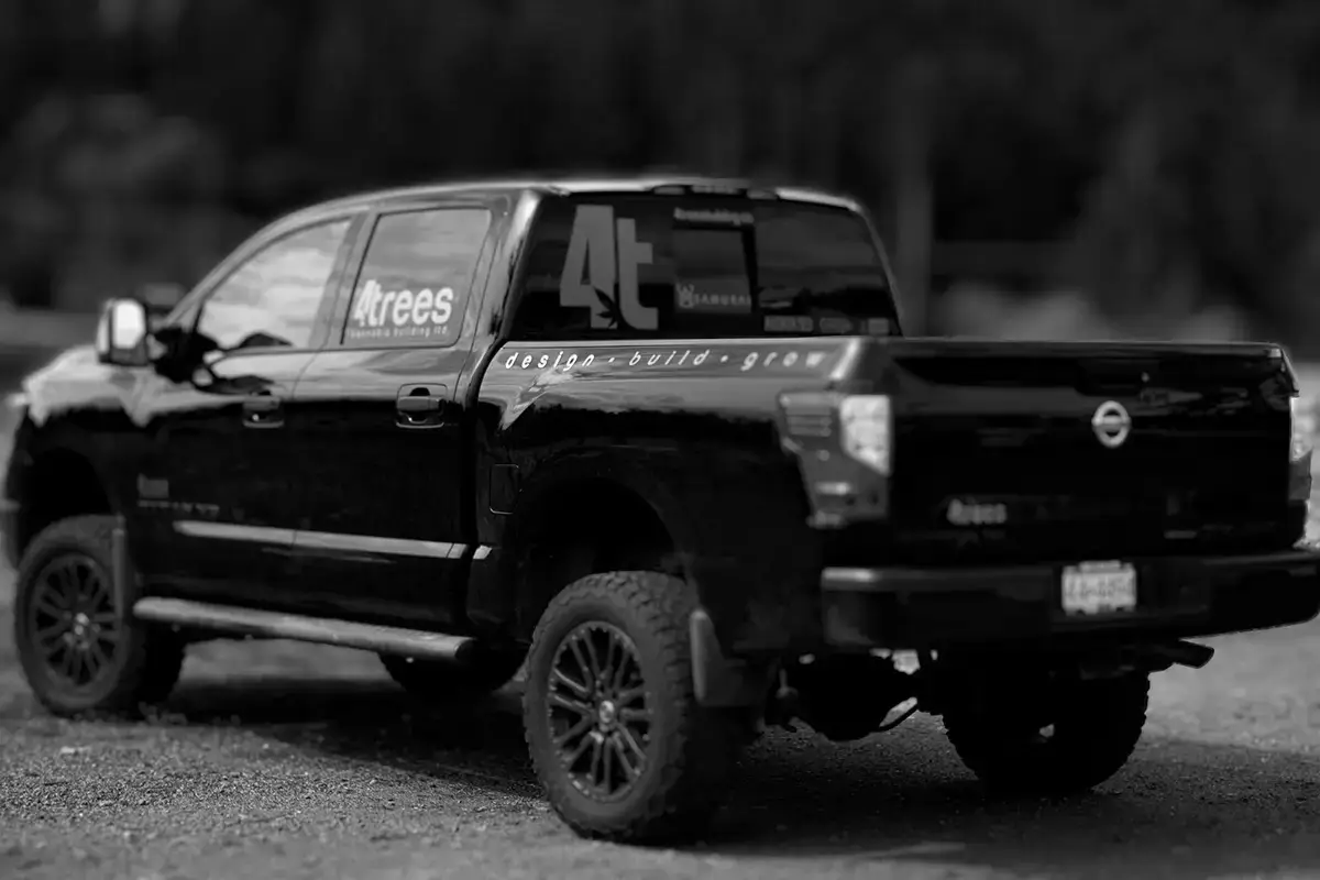 2018 nissan titan 4trees cannabis building truck