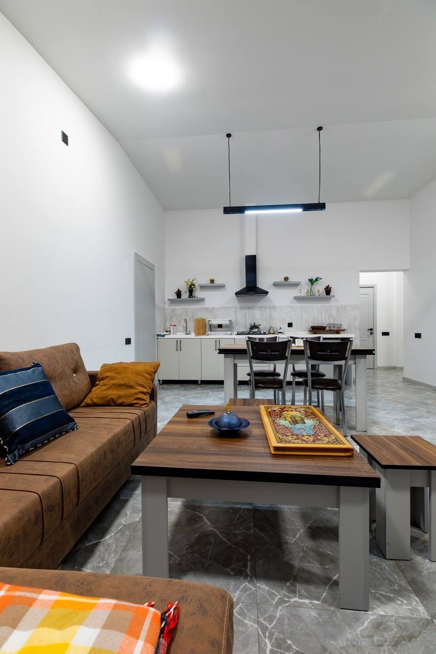 Outdoor view of double room