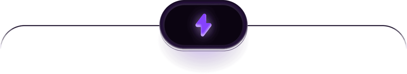 Topbar logo with glow effect bar