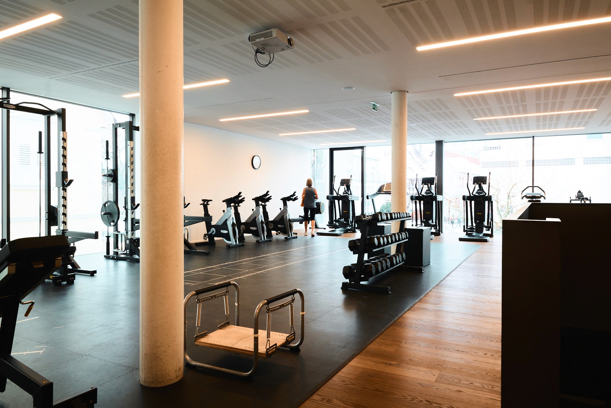 Moderne Umkleiden im Fitnessstudio in Kirchheim unter Teck