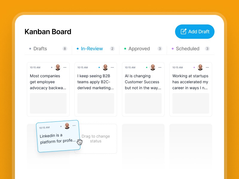 Draft → Review → Done