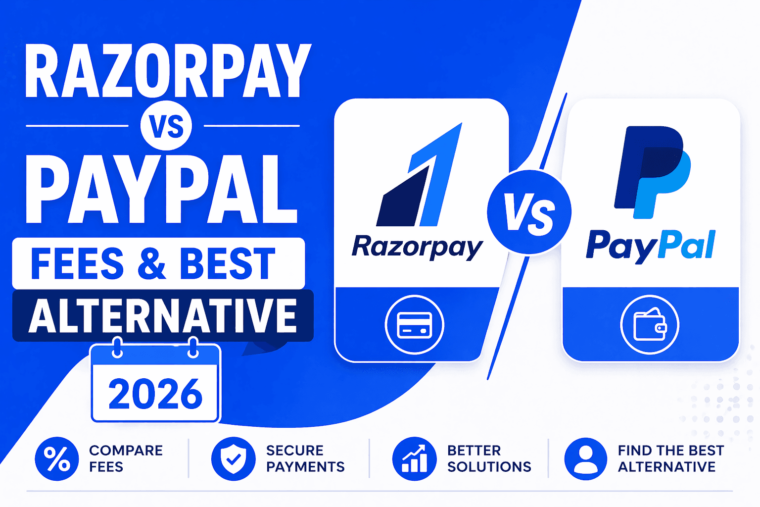 Razorpay vs PayPal: Fees & Best Alternative 2026