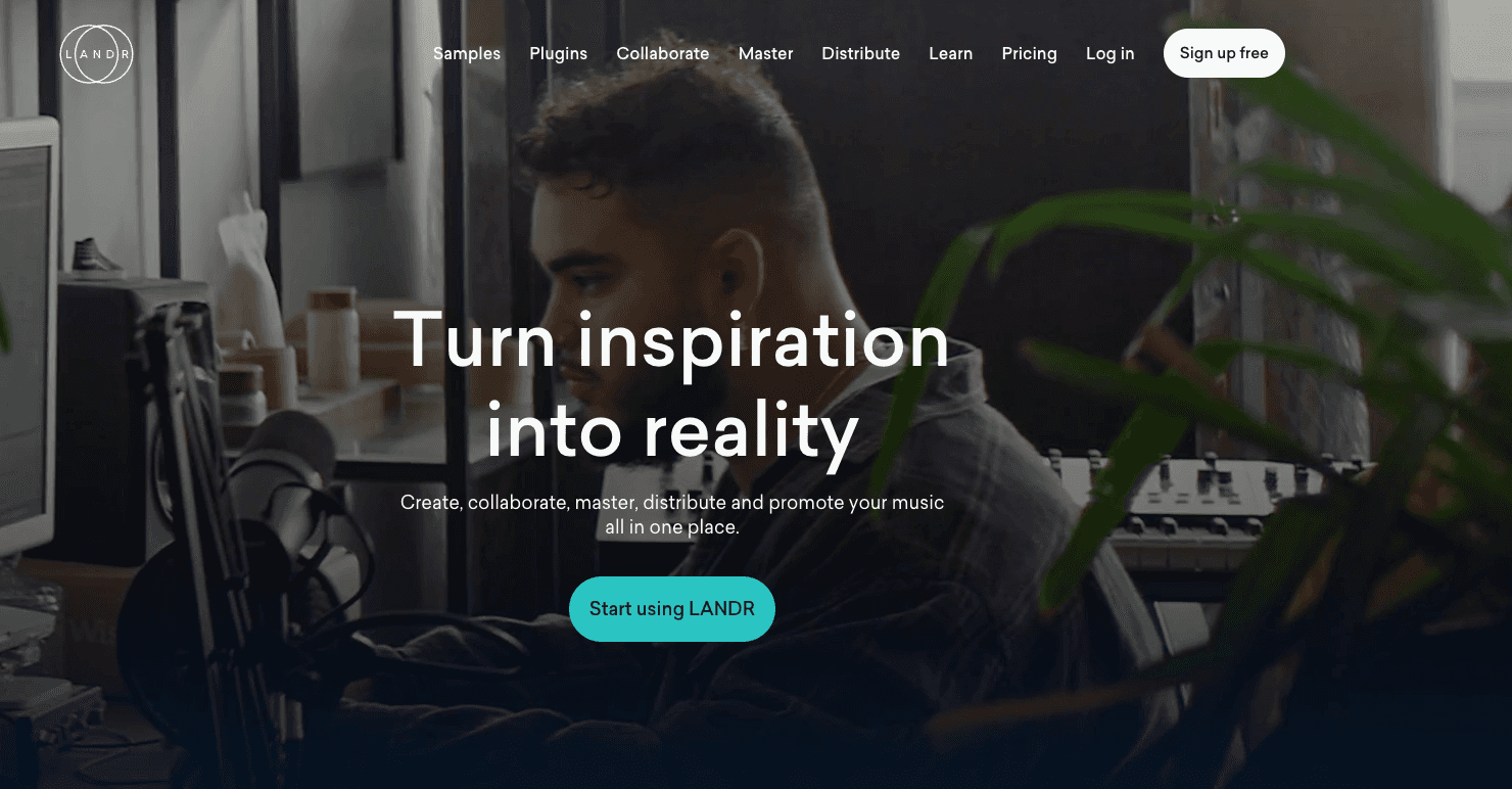Landr ai music generator from text