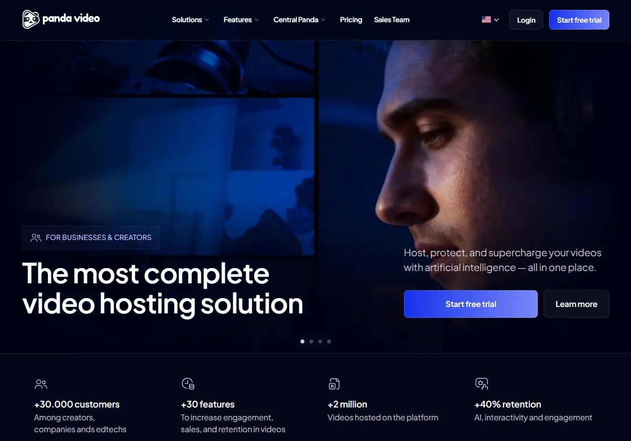 Panda Video - Video hosting with artificial intelligence