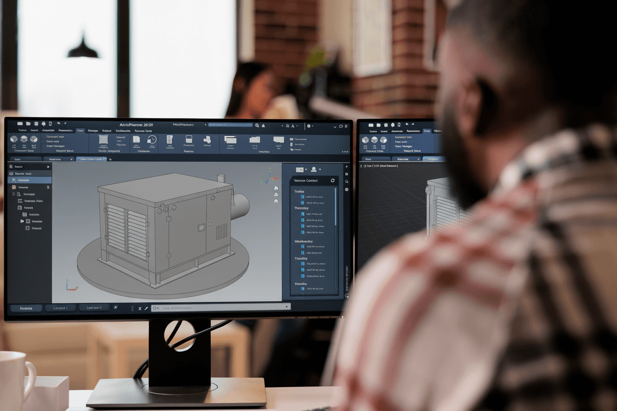 Close-up of rooftop solar panels under sunlight