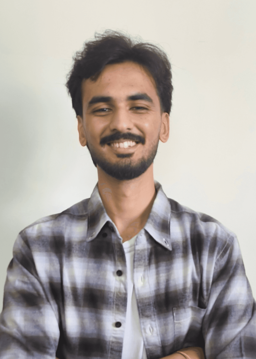 Portrait of portfolio creator – front view