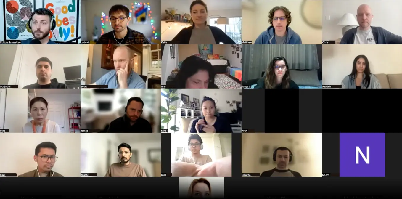 Live call with community members