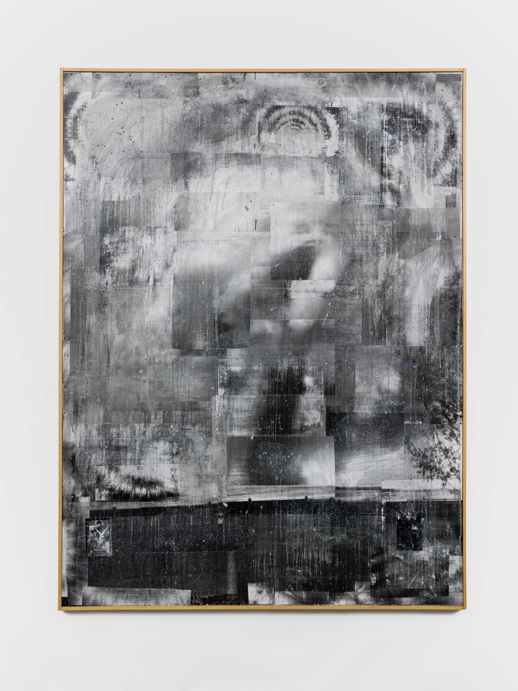 Nicholas Cheveldave artwork collage on canvas