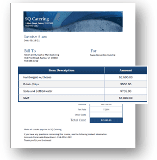 Invoice Example 2