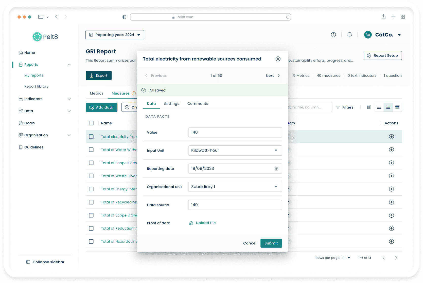 CSRD Reporting Software