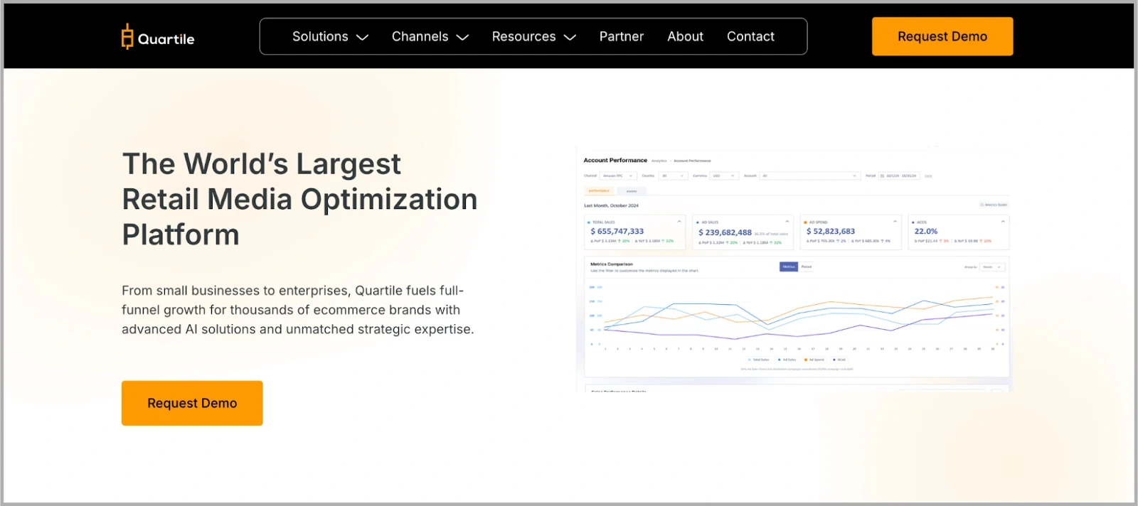Quartile Amazon PPC optimization homepage @@ Quartile Amazon PPC optimization homepage